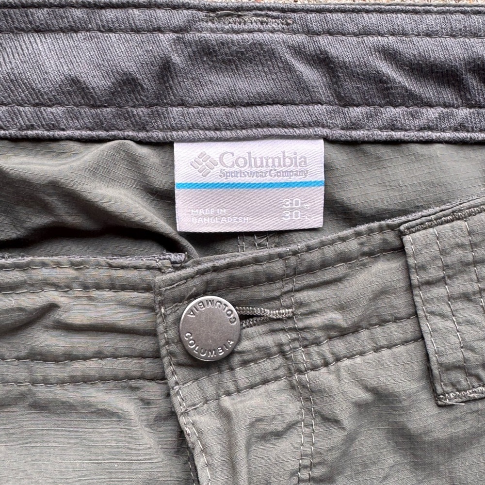 Men's Gray Columbia Pants - Picture 3 of 3